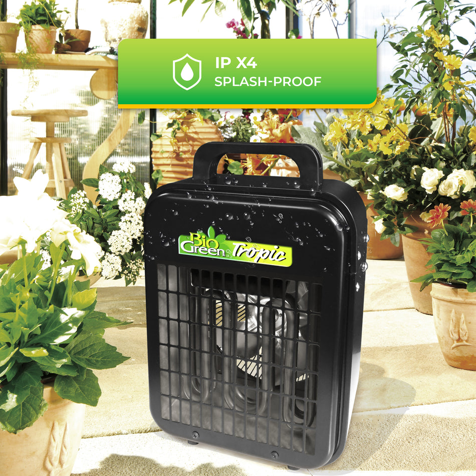 Electric Greenhouse Heater TROPIC, 2000 Watts, Black